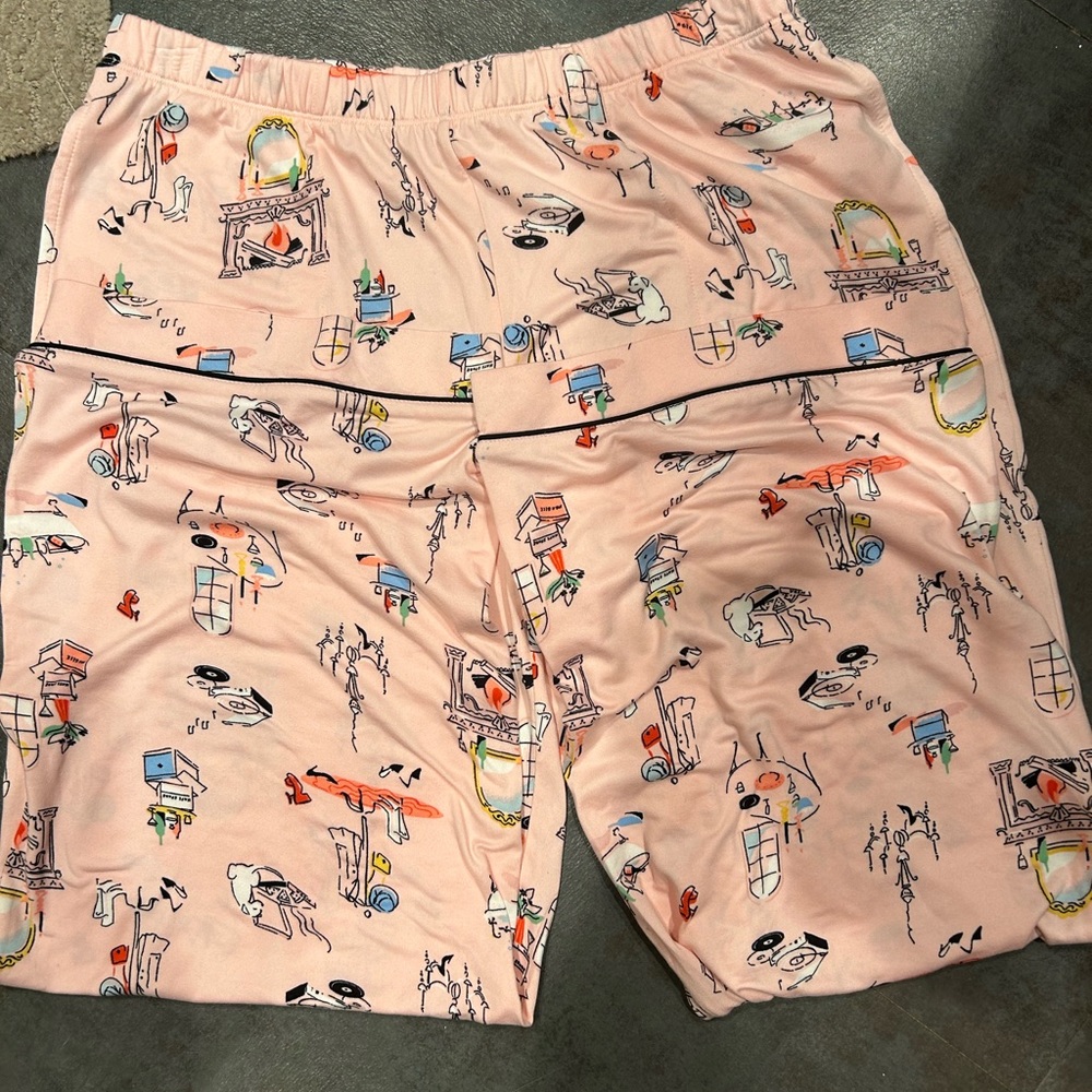Women’s Kate spade novelty print notch pajama